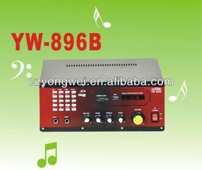 China Car Speaker System YW-896B AC/DC Factory Outlets Car Audio Power Amplifier for sale