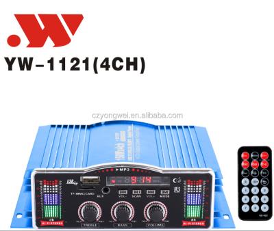 China Car and home speaker system car power amplifier YW 1121 4channel new and home for sale