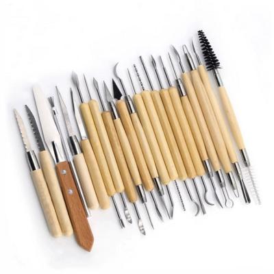 China Popular 30pcs Pottery Tools Clay Forming Cutter Polymer Clay Tool Kit Sculpting Tool Kit for sale