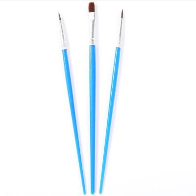 China Hot Selling 3pcs Amazon Gouache As Kit Brushes, Acrylic Paint Brush for sale