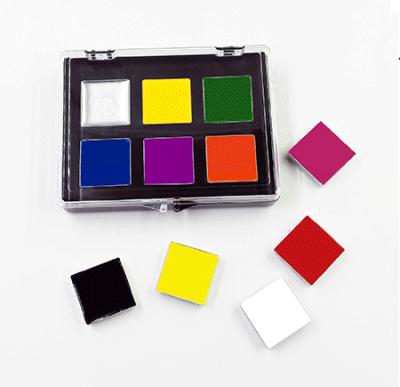 China Hot Selling Sport Events Makeup Sets Oil Color Face Paint Palette, 9 Color Dye Body Paint for sale