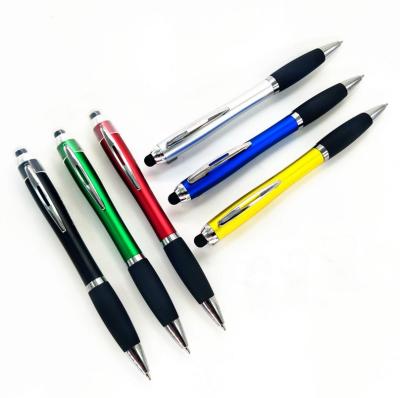 China Popular 3 In 1 Stylus Screen Promotional Ballpoint Pen Led Ballpoint Pen for sale