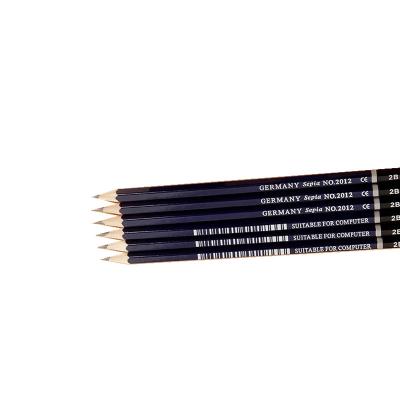 China Non-Toxic High Quality Custom Logo Graphite 2b Pencil For Students for sale