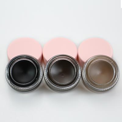 China Wholesale Waterproof Make Your Own Label Waterproof Eyebrow Gel Makeup 10 Colors Eyebrow Pomade Pink Lid for sale