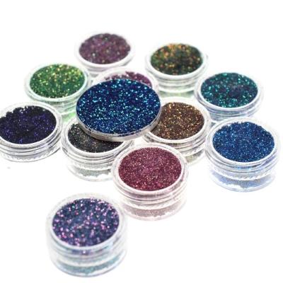 China Waterproof Private Label Make Up Cosmetics No Brand Makeup Magnetic Cardboard Pressed Glitter Eyeshadow 10 Colors for sale