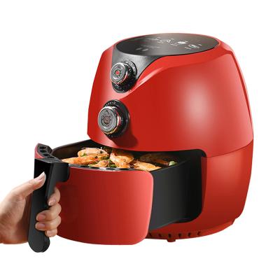 China Manaul Control Low Price 3.5L Digital Oil Free Electric Hot Air Deep Fryer for sale