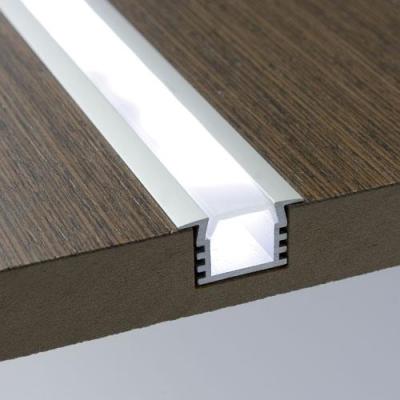 China Antique Recessed Mounted Slim Linear Profile Aluminum Extrusion Channel For Sideboard for sale