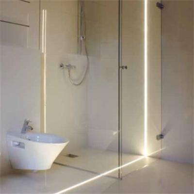 China Decorations Bathroom Floor Novelty Led Aluminum Extrusion To Floor For IP65 Waterproof Led Strip for sale