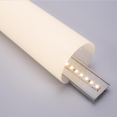 China High Quality 60mm Decorations LED Round Shape Profile Extrusion Aluminum With Adjustable Clip for sale