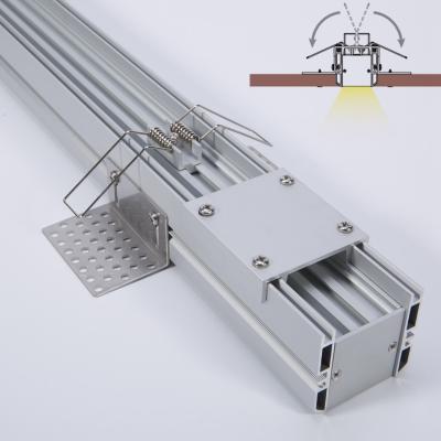 China Decorations 2018 New Design Trimless LED Profiles Recessed Linear Light Aluminum Extrusion Channel For Ceilings for sale