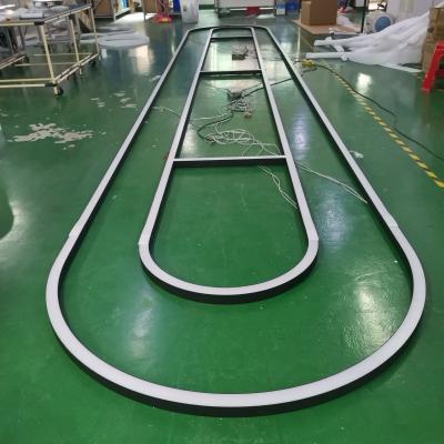 China Modern Decorations 2021 Bending Curved 50mm Wide Strip Aluminum Profile LED Light for sale