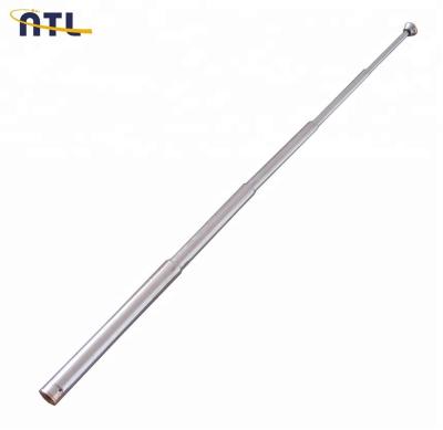 China Hot Selling Customization Deploy Length 3 Section Stainless Steel Mast Telescopic FM Radio VHF/UHF Antenna 116mm for sale