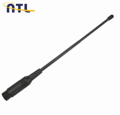 China Flexible Whip Handheld Antenna For Handy Radio 183mm Dual Band VHF UHF Two Way Radio for sale