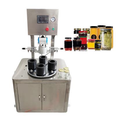 China Products Full Automatic Vacuum Machine Stainless Steel Glass Bottle Sealing Machine Canned Capping Machine for sale