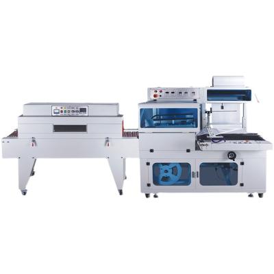 China 450L Type Full Automatic Beverage Sealing And Cutting Machine 4020L Lengthened Oven Stainless Steel Thermal Contraction Machine for sale