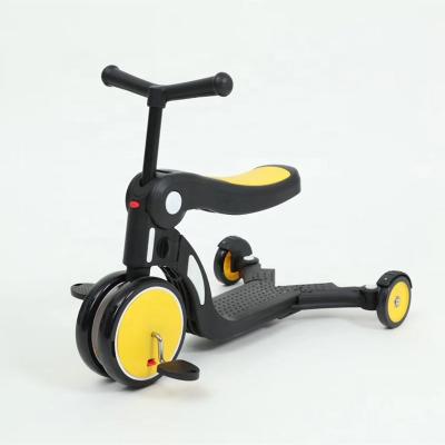 China Ride On Toy Factory Supply 2021 Multi Functional Kids Scooter 5 in1and 3 in 1 Kids Scooter Tricycle for sale