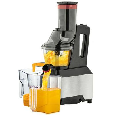 China Original Electric Orange Stainless Steel Large Caliber Household Fruit Citrus Machine Blender Multifunctional Slow Juicer for sale