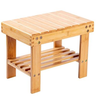 China Bamboo Farmhouse Seat Small Stool For Kids for sale