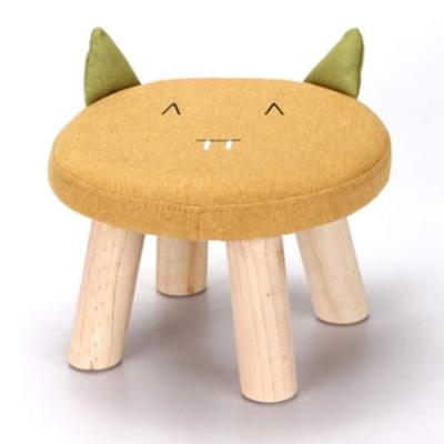 China Farm Fashion Cartoon Little Kid Home Cute Small Round Animal Changing Bench for sale