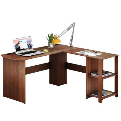 China Modern Modern L Shaped Wooden Corner Computer Desk For Home Office for sale