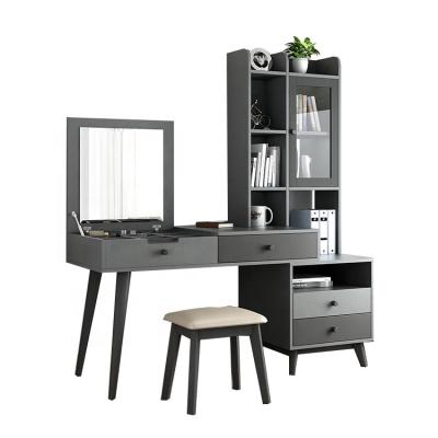 China Contemporary Cheap Modern Wooden Office Furniture Study Work Table With Shelf for sale