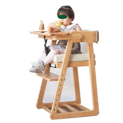 China Factory Cheap Modern Solid Wood Baby Toddler Natural Wooden Umpire Chair for sale