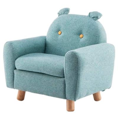 China Sofa Armchair Wooden Kids Sofas Simple Modern , Cartoon Children's Sofa Baby Upholstered Washable Cover Removable for sale