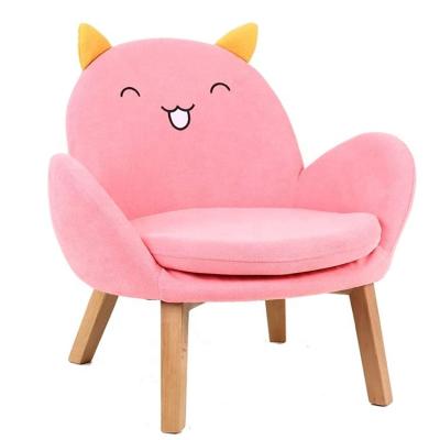 China Modern Children Chair Kids Sofa Chair Armchair Sofa Cushion Soft Baby Chair For Children Cute Small Animal Folding Seat Wooden Stool for sale