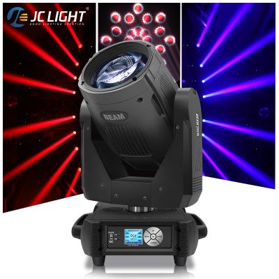 China Professional Club Beam Light 295W Double Prism Lens 9R Moving Head DJ Bar Theme Park Ballroom Stage Lights for sale