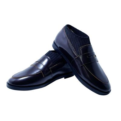 China Fashion Trend Hot Selling Breathable Casual Loafers Genuine Leather Shoes For Men for sale