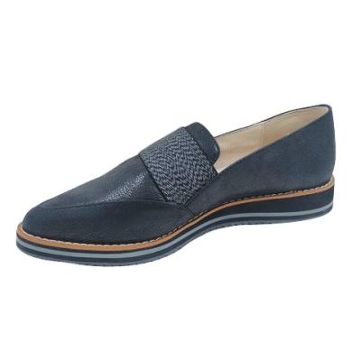 China Massage OEM / ODM Pointed Classic Genuine Suede Women Flat Leather Shoes for sale