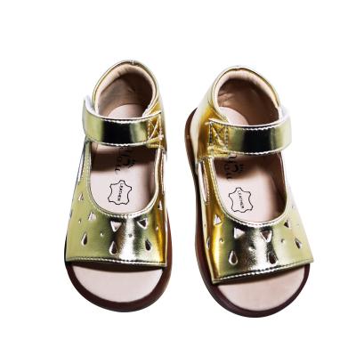 China Other Simple And Beautiful Kids Flats Genuine Cow Leather Sandals For Kids for sale