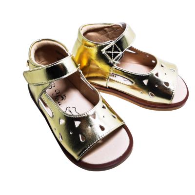 China Simple and beautiful other fashion casual genuine cowhide children's leather sandals for kids for sale