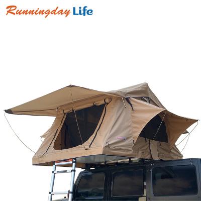 China Waterproof Camouflage/Field Play Mosquito Net Truck SUV Raise Roof Folding House Car Safari Kiosk Outdoor Camping Tent for sale