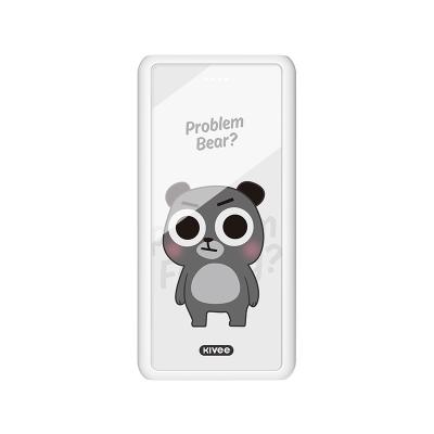 China High Capacity KIVEE Gift Hot Selling Cute Cartoon Charging 10000mAh Power Bank For Mobile Phone for sale