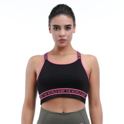 China Sustainable High Support Sports Bra For Women Solid Color Regular Size for sale