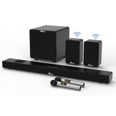 China Wireless System 5.1CH LED Display Home Audio Stereo System Sound Bar With Wired Soundbar And Surround - Sound Speakers With Receiver for sale