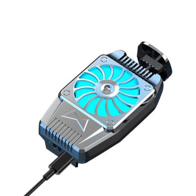 China Portable Anti-Corrosion Mobile Phone Fan USB Cooler Powered Mobile Phone Heatsink Detachable Fan for Game for sale