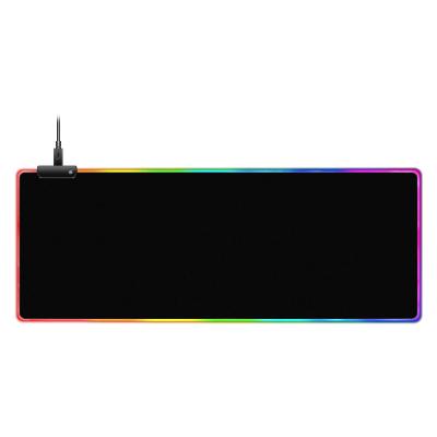 China High Quality Soft Extra Large Gaming Mouse Pad LED RGB Extended Gaming Mouse Pad,Computer Keyboard Mouse Pad Anti-Slip Rubber Bottom Mat for sale