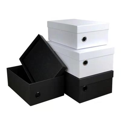 China Recyclable Super Quality Cardboard World Packaging High End Creative Custom Top Gift Shoe Box for sale