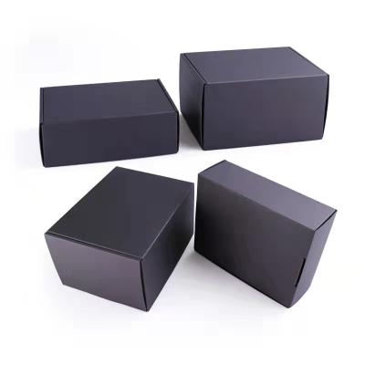 China Recyclable Hot Selling Most Popular Design Packaging Cardboard Double Sided Black Aircraft Gift Box for sale