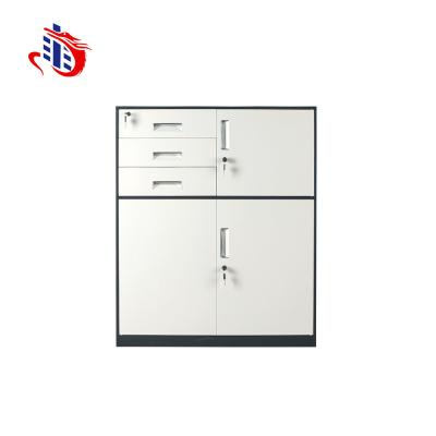 China Cheap Steel Structure Metal Knocked-Down File Cabinet In Commercial Metal Filing Cabinets Used Storage Lockers Steel Flat File Cabinet for sale