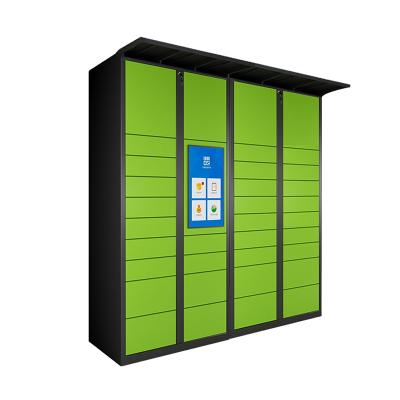 China Environment Friendly Touch Screen Intelligent Parcel Delivery Locker for sale