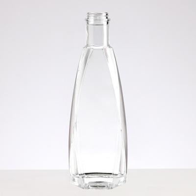 Chine 250 ml 500 ml 700 ml 750 ml Bouteille en verre de liqueur pour vodka whisky gin spiritueux rhum tequila à vendre