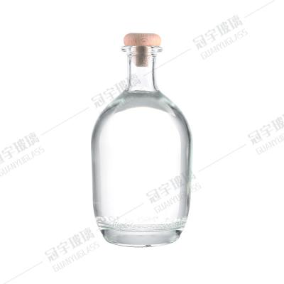 Cina 375 ml 500 ml 700 ml 750 ml bottiglie di liquore di vetro per whisky rum gin campione fornito liberamente in vendita