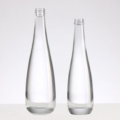 China 500 ml 550 ml waterglasfles voor de drankenindustrie in bevroren ontwerp Te koop