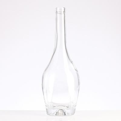 China 375 ml 500 ml 750 ml Ronde, heldere glasfles voor dranken en sterke dranken Te koop