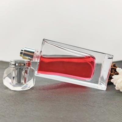 China 30 ml 50 ml 100 ml Quadratische Sprühflasche Glasparfümflasche mit Gummiverschluss zu verkaufen