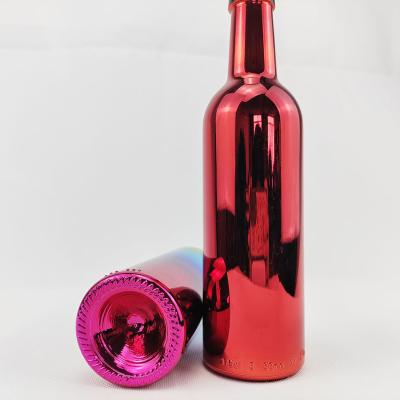 China Garrafas de champanhe personalizadas 500 ml garrafas de vinho de vidro vazias com rolha personalizada à venda