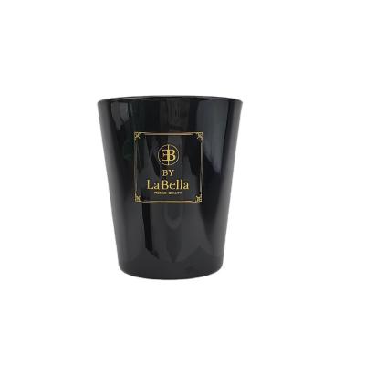 China Glass Products Customized Luxury Frosted Empty Glass Candle Jars for Candle Making for sale